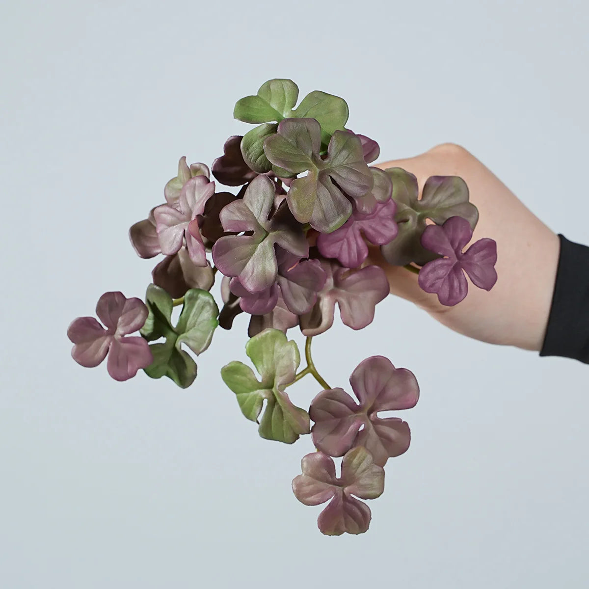 17CM Artificial Plant Mini Bouquets Copper Coin Grass Soft Rubber False Green Plants Wall Hung for Home Office Garden