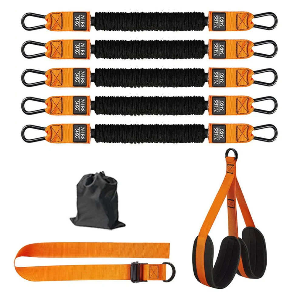 Pilates Bar Kit W/ Resistance Band Multifunctional Pull Up Assistance Band Yoga Pilates Stick Set for Home Gym Strength
