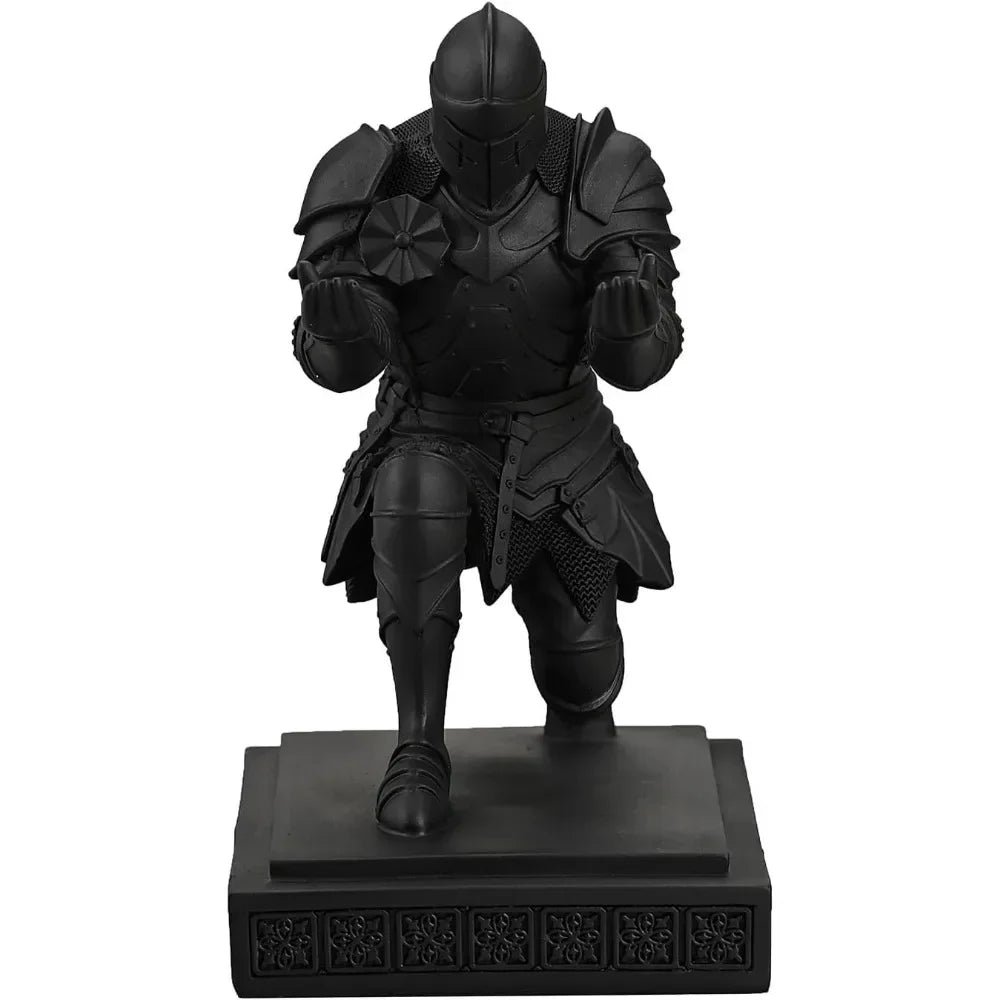 Armored Warrior Knight Pen holder desk organizer and accessory resin pen holder paper town with a cool letter opener