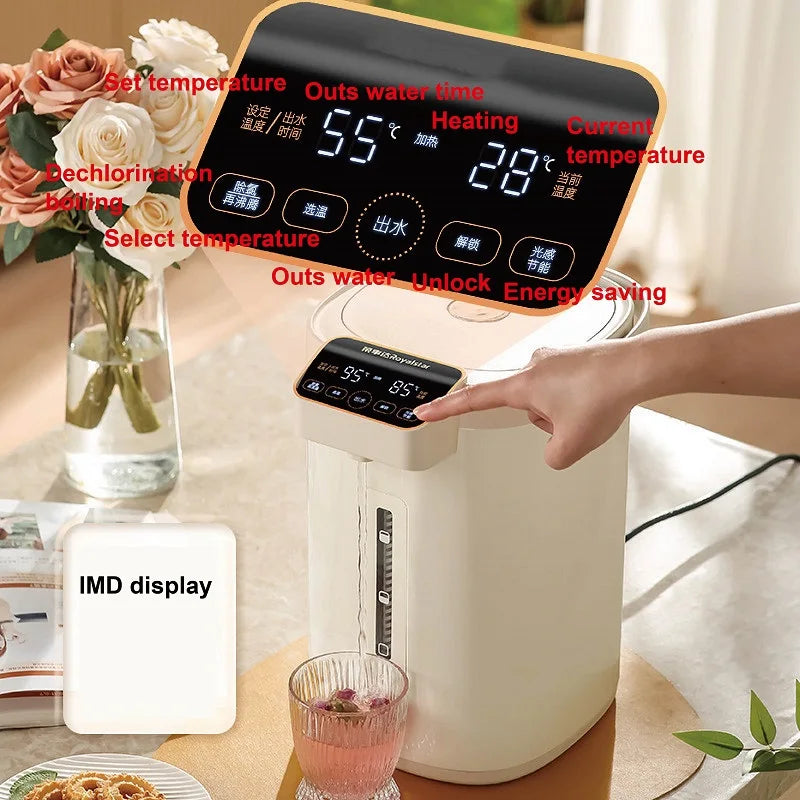 5L Smart Electric Kettle Home 14 Gear Adjustable Temperature Electric Water Bottle Automatic Insulated Water Dispenser