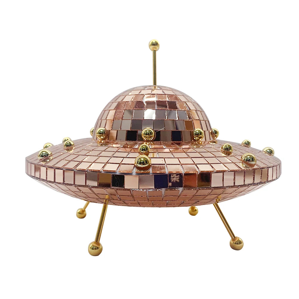 UFO Space World Desk Ornaments Creative Desk Living Room Ornament Art Crafts Funny Home Decor Multipurpose Halloween