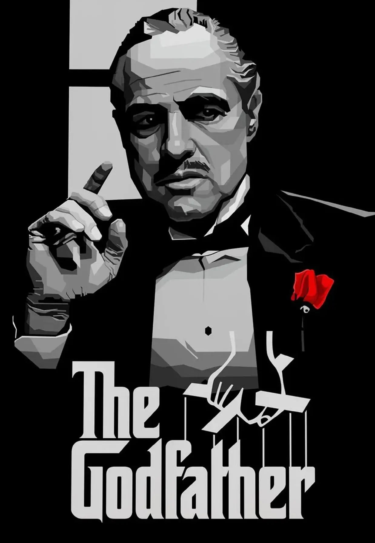 Hot Movie The Godfather Posters Prints Canvas Painting Wall Art Picture Living Room Cinema Office Home Decor - nn-7
