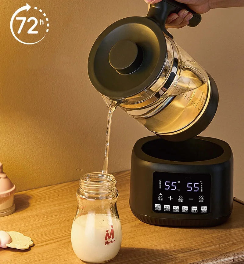 1.3L Tea Maker Baby Constant Temperature Milk Regulator Steam Spray Office Tea Kettle Multifunctional Electric Kettle