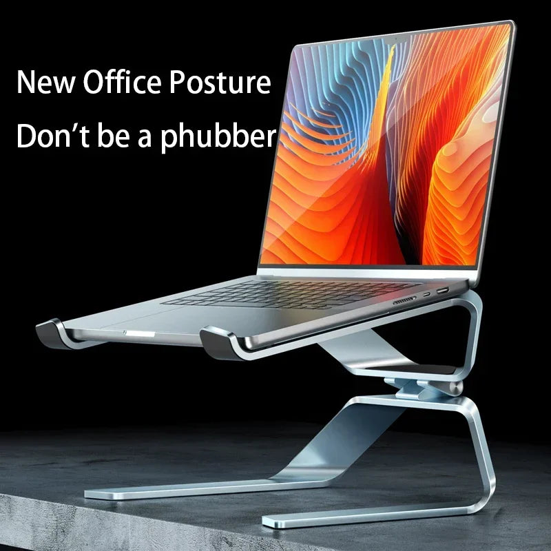 P68P69 Aluminum Alloy Laptop Stand Increased Lift To Receive A The Portable Double Vertical Heat Dissipation Office