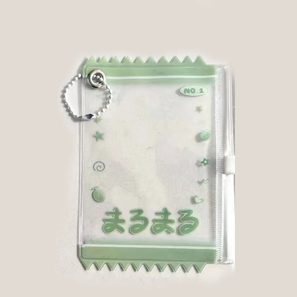 INS Transparent Candy Bag Badge Holder Korean Photocard Holder Display Bag Pendant Idol Photo Card Protective Cover