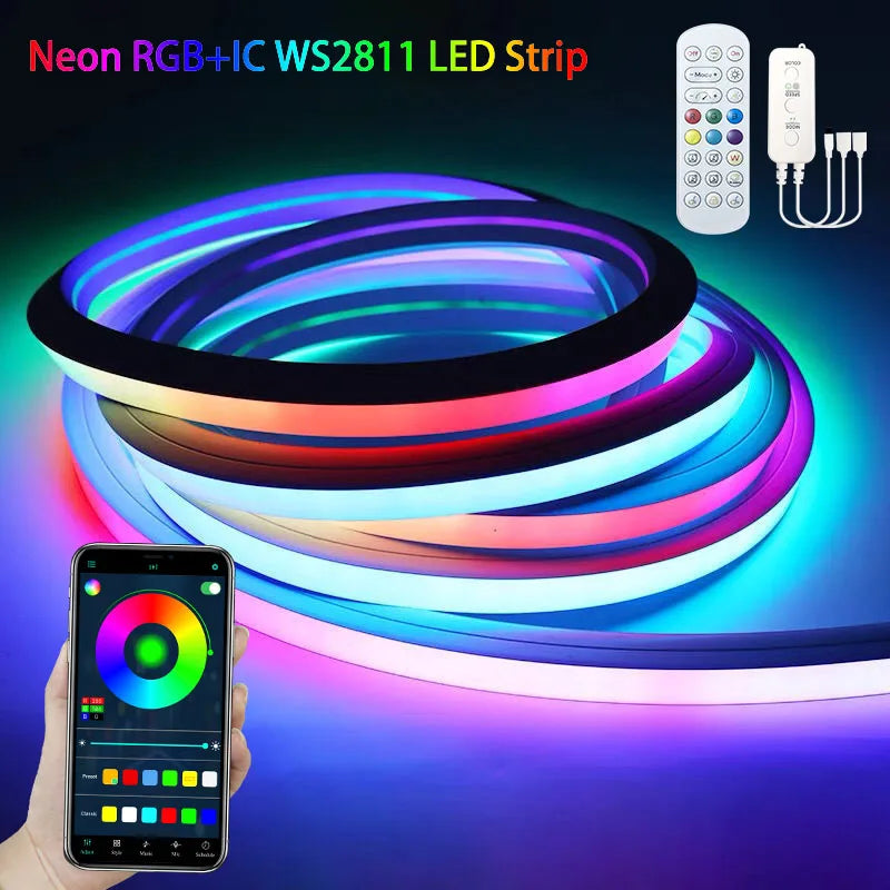 led-neon-rgbic-lights-8m-16m-72leds-m-led-lights-with-rf-remote-bluetooth-flexible-waterproof-music-sync-diy-design-lights-decor