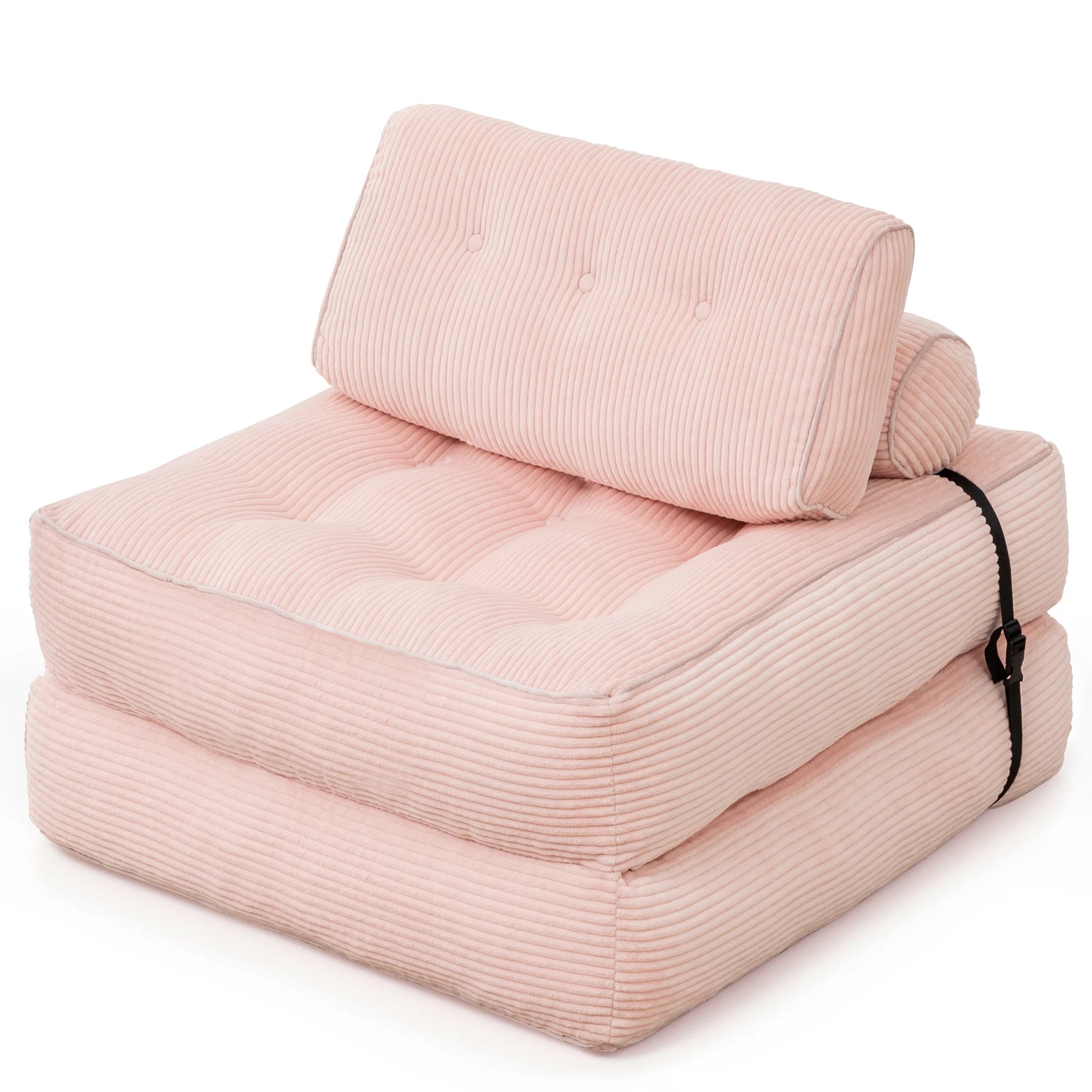 KORSER Convertible Floor Couch for Adult with Pillow Folding Sofa Bed Comfort Floor Sofa Portable Sleeper Chair