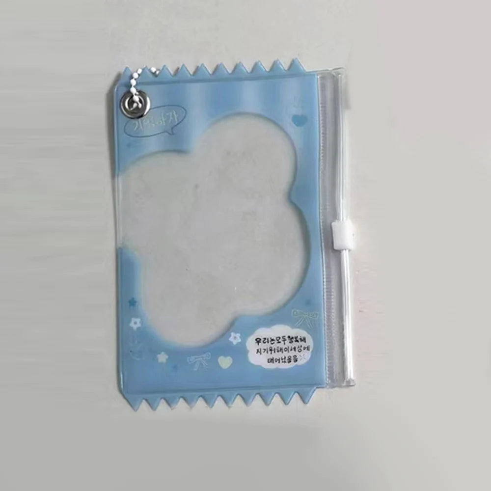 INS Transparent Candy Bag Badge Holder Korean Photocard Holder Display Bag Pendant Idol Photo Card Protective Cover