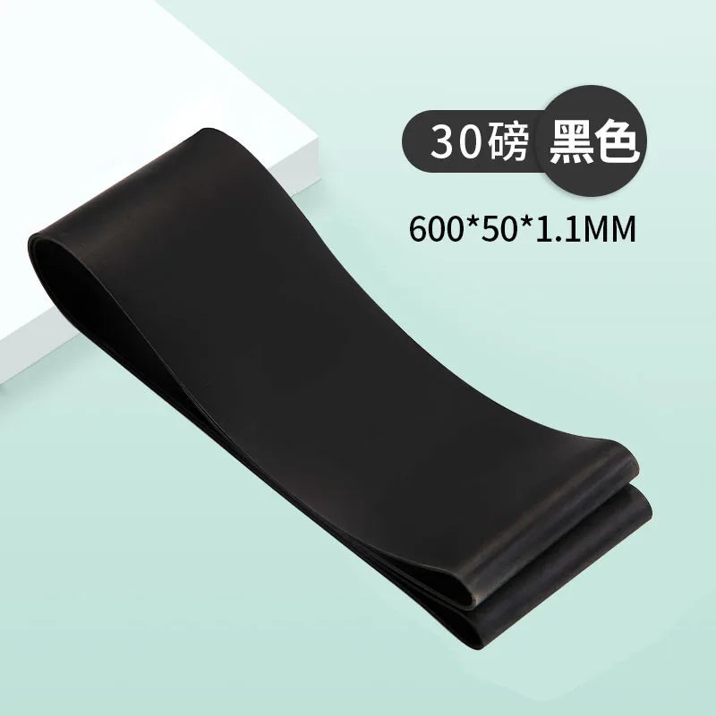 High Elasticity TPE Tensile Band Resistance Band Yoga Fitness Band Stretching Band Multifunctional Hip Loop Elastic