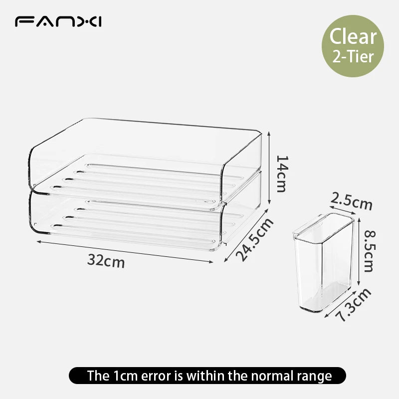 Desk storage and accessories 4-tier paper trust tray storage box with file holder desk storage office supplies desk