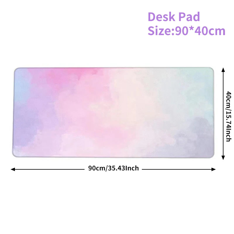 Cloud Keyboard Wrist Rest Mouse Pad Wrist Support Keyboard Set with Ergonomic Memory Foam Anti-Slip Base for Home