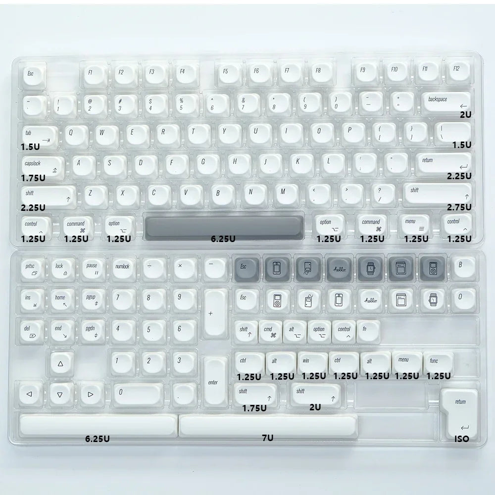 KBDiy 139 Keys/Set KOA Profile Korean Keycaps GMK 9009 for Mechanical Keyboard Keycap MX Switches Custom Retro PBT Key