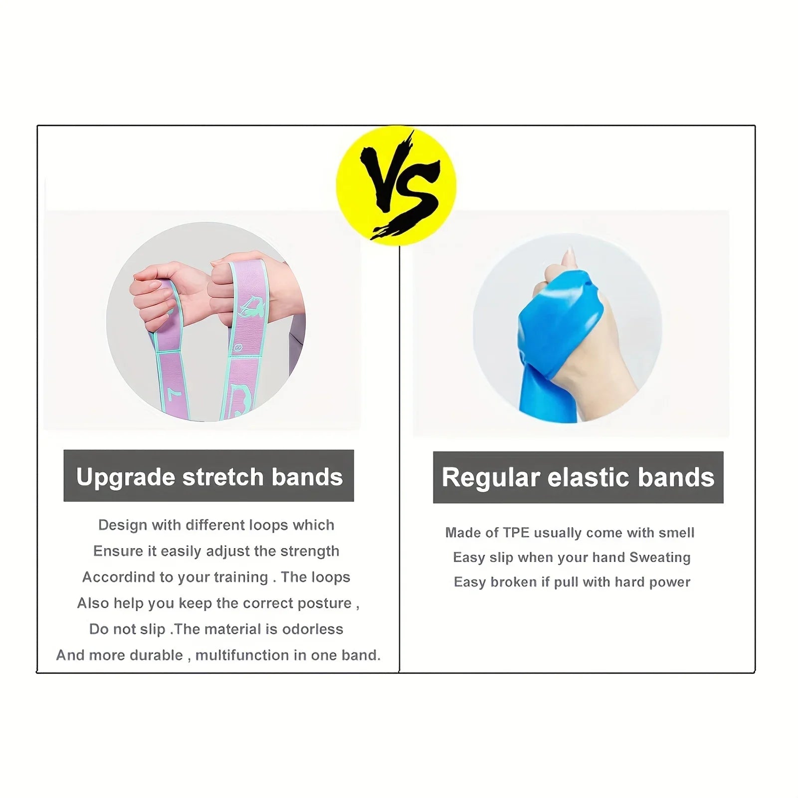 Yoga Stretch Strap Sports Exercise Resistance Bands For Dance Gymnastics Workout Pilates Stretch Belt For Physical