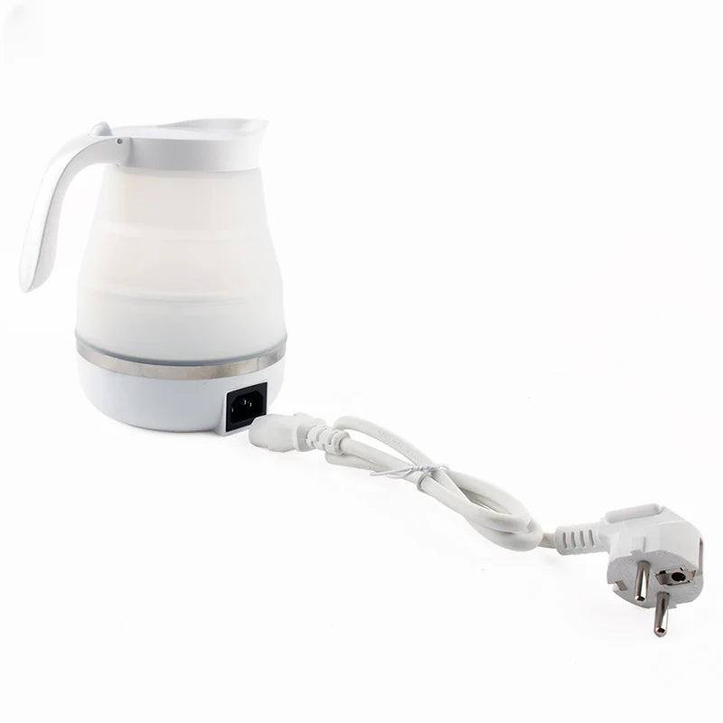 110V/220V Travel Camping Portable Foldable Silicone Electric Kettle Boiling Hot Water Thermal Insulation Heating Boiler