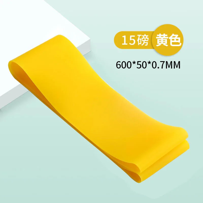 High Elasticity TPE Tensile Band Resistance Band Yoga Fitness Band Stretching Band Multifunctional Hip Loop Elastic