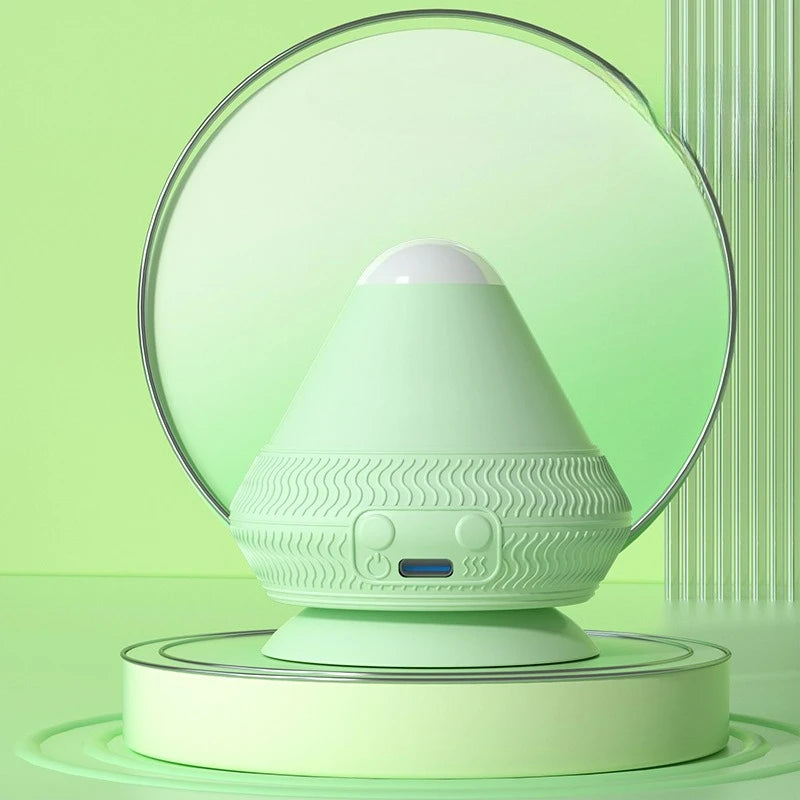 Electric Adsorption Fascia Ball Foot Massage Ball Massage Gun Back Massager Neck Massage Fitness Face Masseter - green