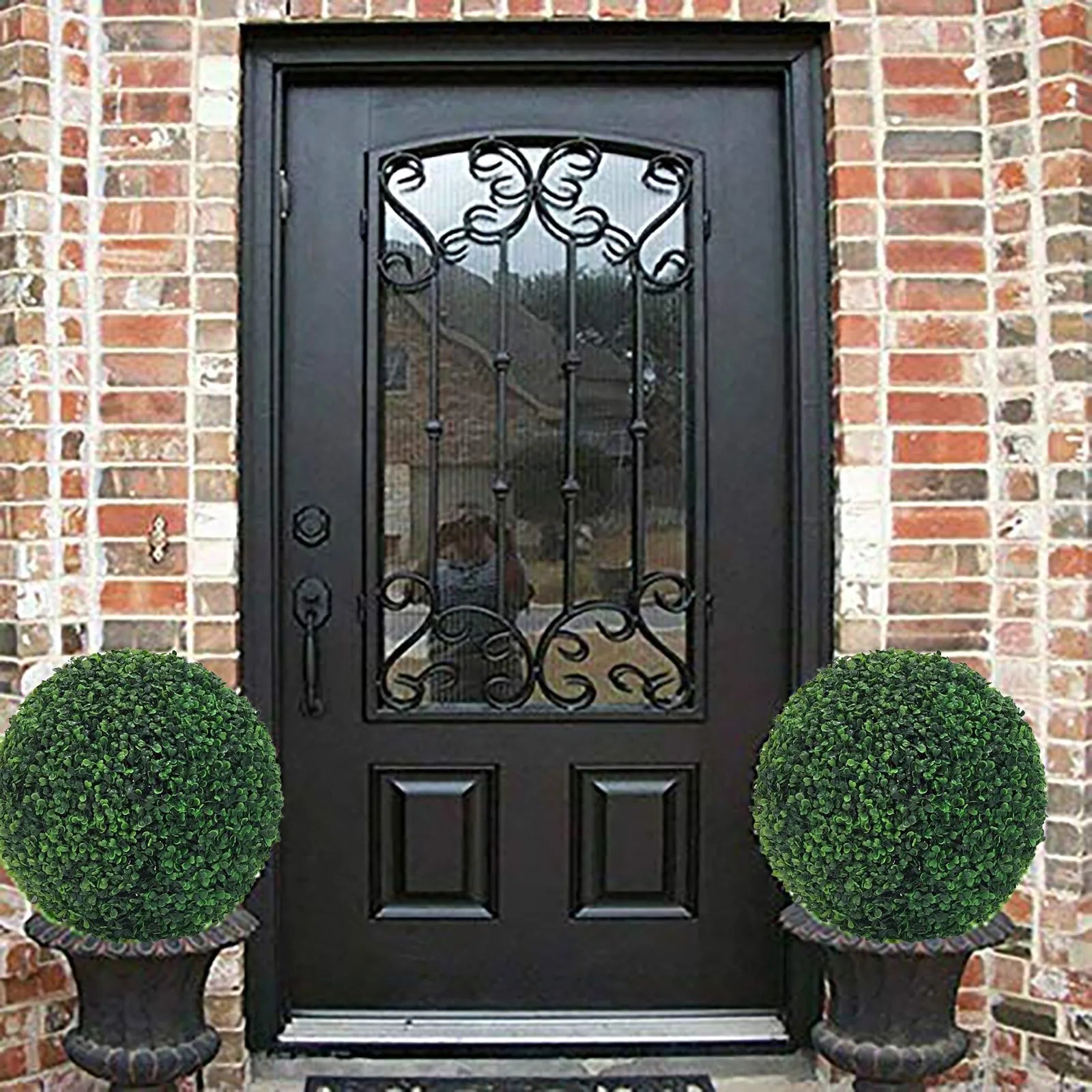 New Artificial Plant Grass Ball Faux Decorative Balls for Backyard Balcony Outdoor Garden Wedding Decorative Home Decor