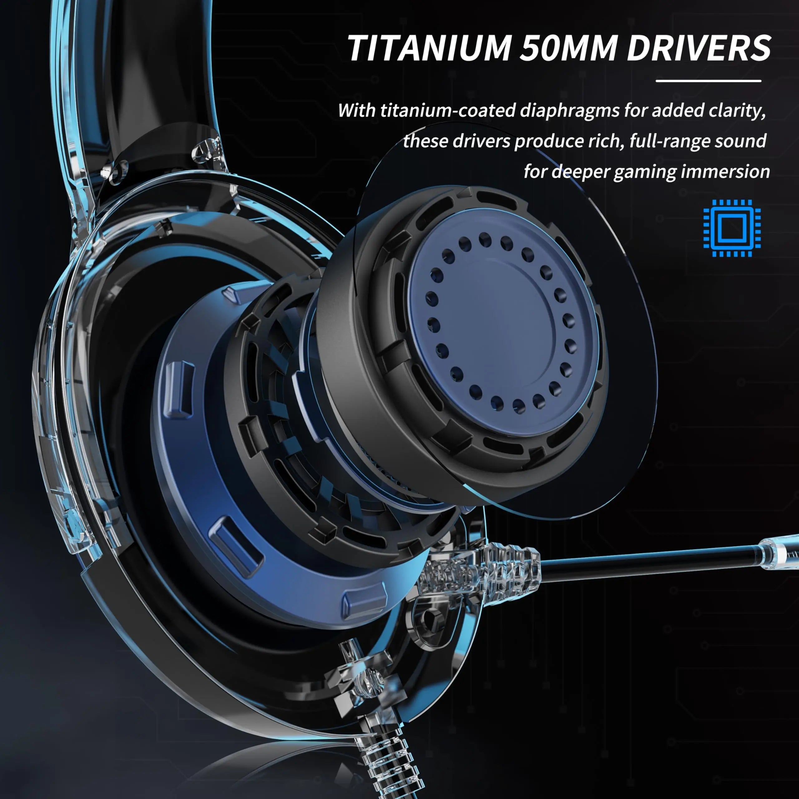 BINNUNE Gaming Headset with Mic for PS4 PS5 Xbox Series X|S Xbox One PC Switch Wired Gaming Headphones for Playstation