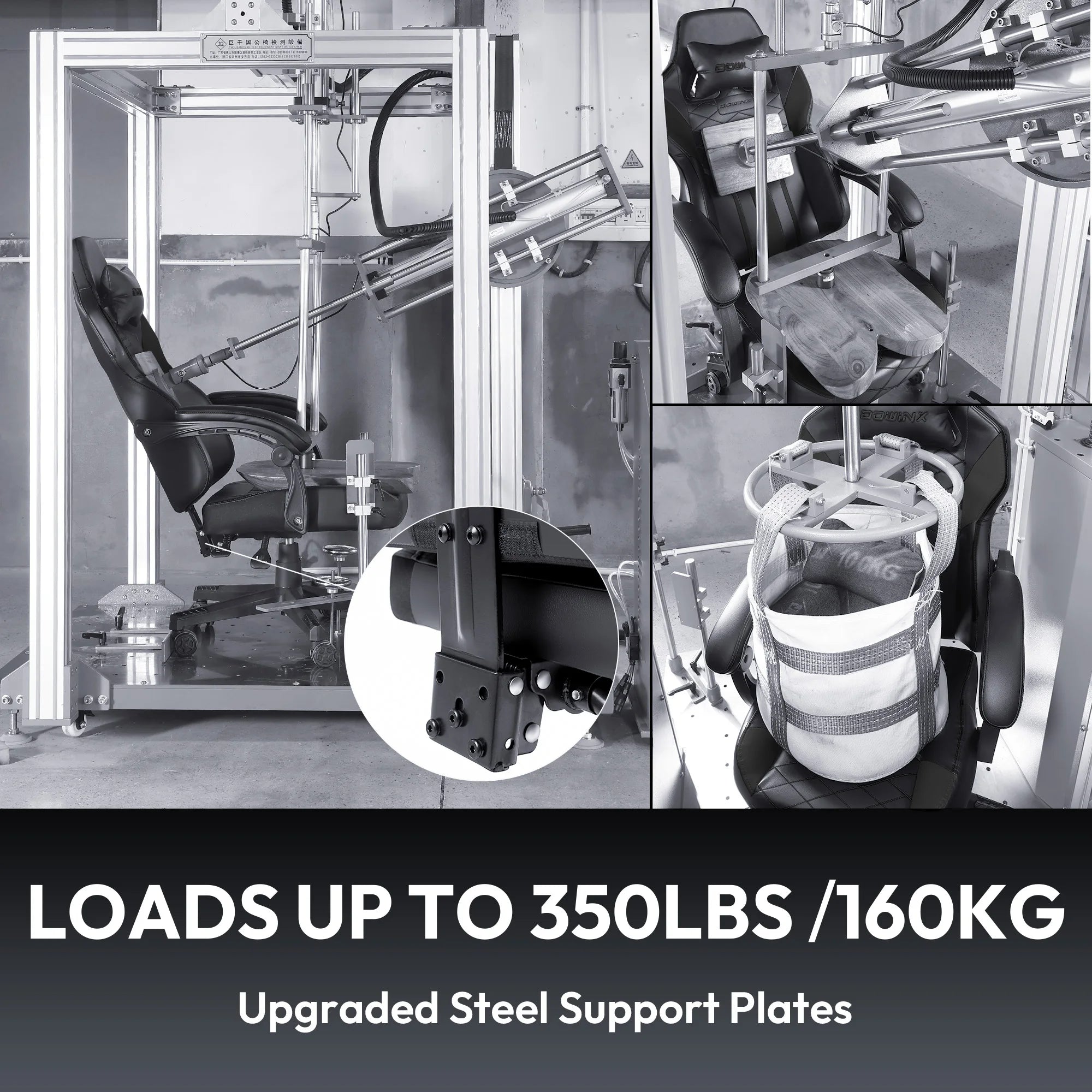 Dowinx Gaming Chair with Pocket Spring Cushion Ergonomic Computer Chair High Back Reclining Game Chair Pu Leather 350LBS