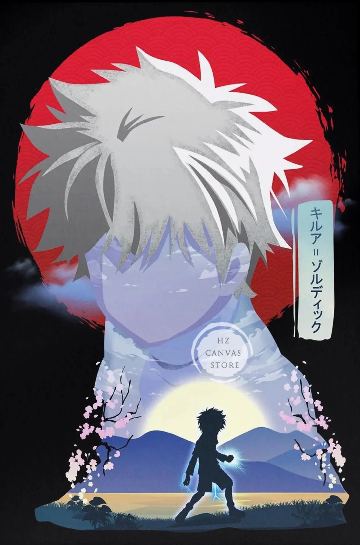 Unique Anime Poster HxH Modern Manga Wall Art Japanese Style Home Decor Living Room Bedroom Office Gift Anime Fans