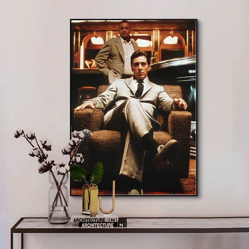 Hot Movie The Godfather Posters Prints Canvas Painting Wall Art Picture Living Room Cinema Office Home Decor
