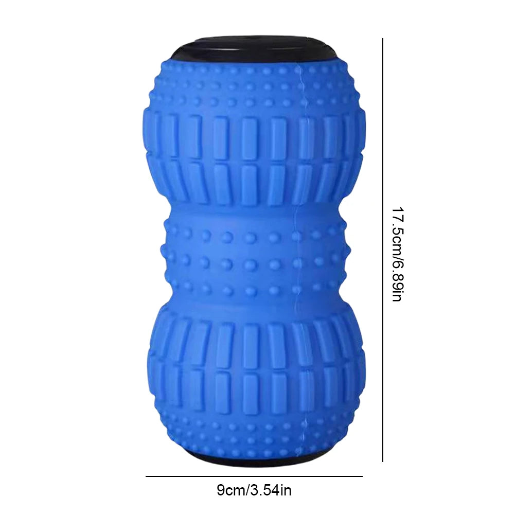 Electric Peanut Ball Ergonomic Massage Ball Rechargeable Vibrating Roller 3 Speed for Myofascial Release & Muscle