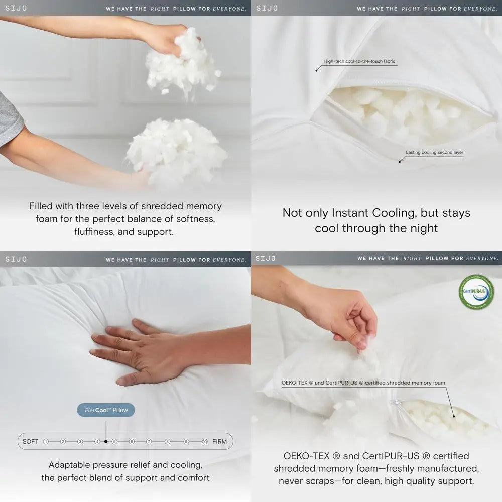 flexcool-memory-foam-pillow-cooling-adjustable-queen-size-for-back-side-stomach-sleepers-good-housekeeping-2025-winner