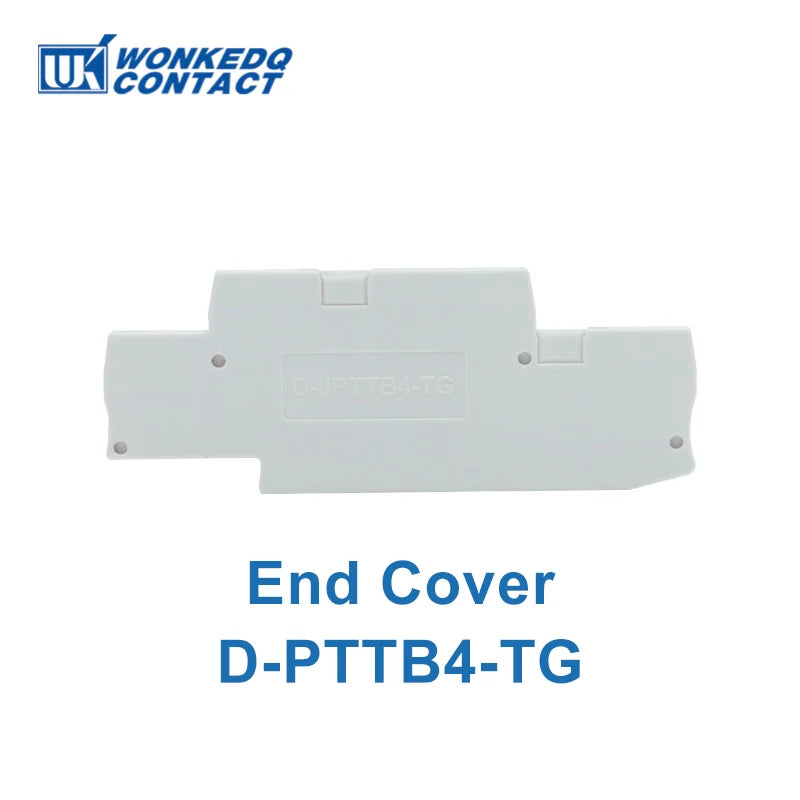 5Pcs PTTB 4-MT Double Level Knife Disconnect Terminal Block Rail Mounting Switch Electrical Connector Push-in PT 4mm