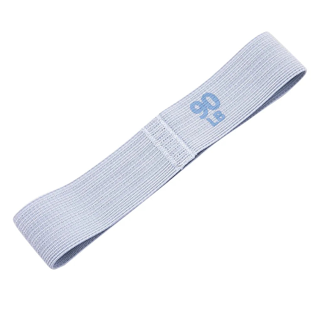 Hip resistance bands anti-slip stretch fitness strips portable glute thigh elastic bands yoga gym equipment - Blue 90lb
