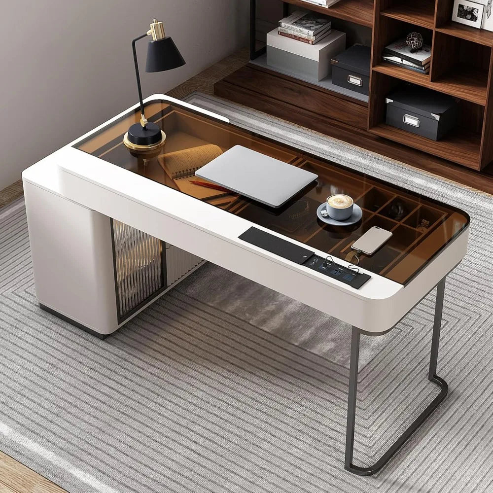 Office Desk Very Easy to Assemble Computer Desk Home Telescopic Writing Desk Modern Computer Desk with Retractable