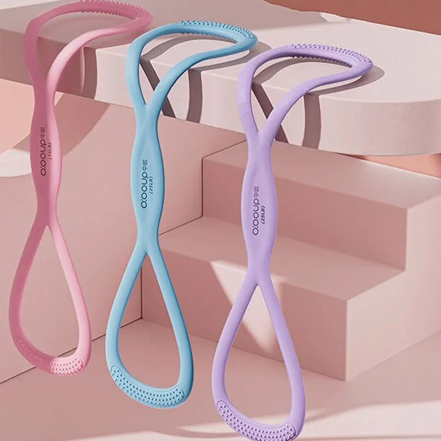 1pcs Resistance Bands Yoga Resistance Band Stretch Fitness Band Pull Rope Chest Arm and Shoulder Stretch Bands Exercise