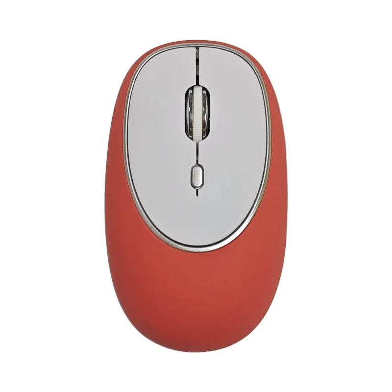 Wireless battery silicone mouse Ergonomic comfortable quiet lightweight portable computer mouse decompression mouse.