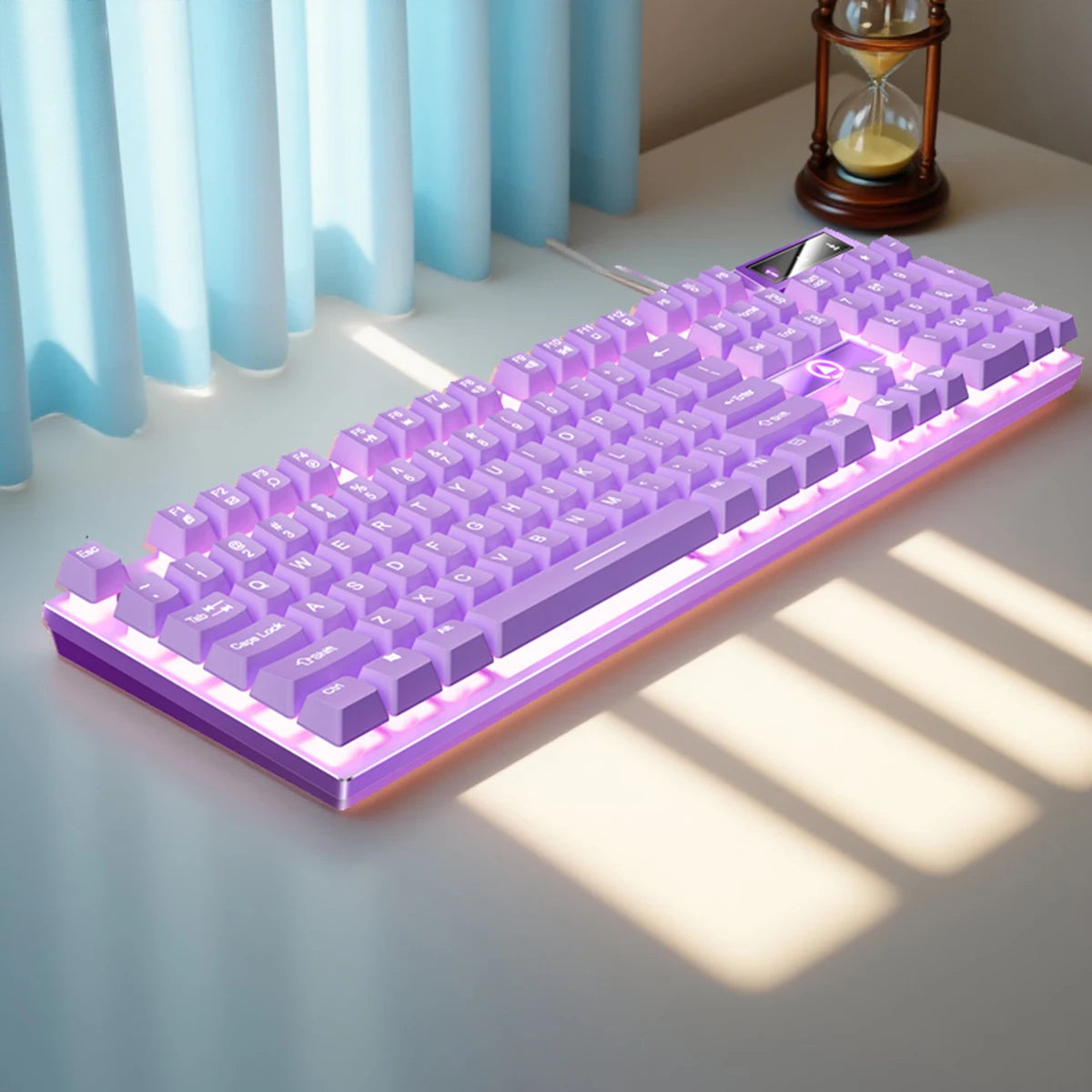 YINDIAO K500 Wired Keyboard Gaming Laptop Desktops PC Computer Office Accessories Low Profile Gamer Keyboards