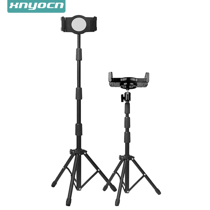 Adjustable Tablet Stand Tripod Floor Holder Live Mount Support for 4-13 inches for iPad Air Pro 12.9 Xiaomi Tab Pc Lazy