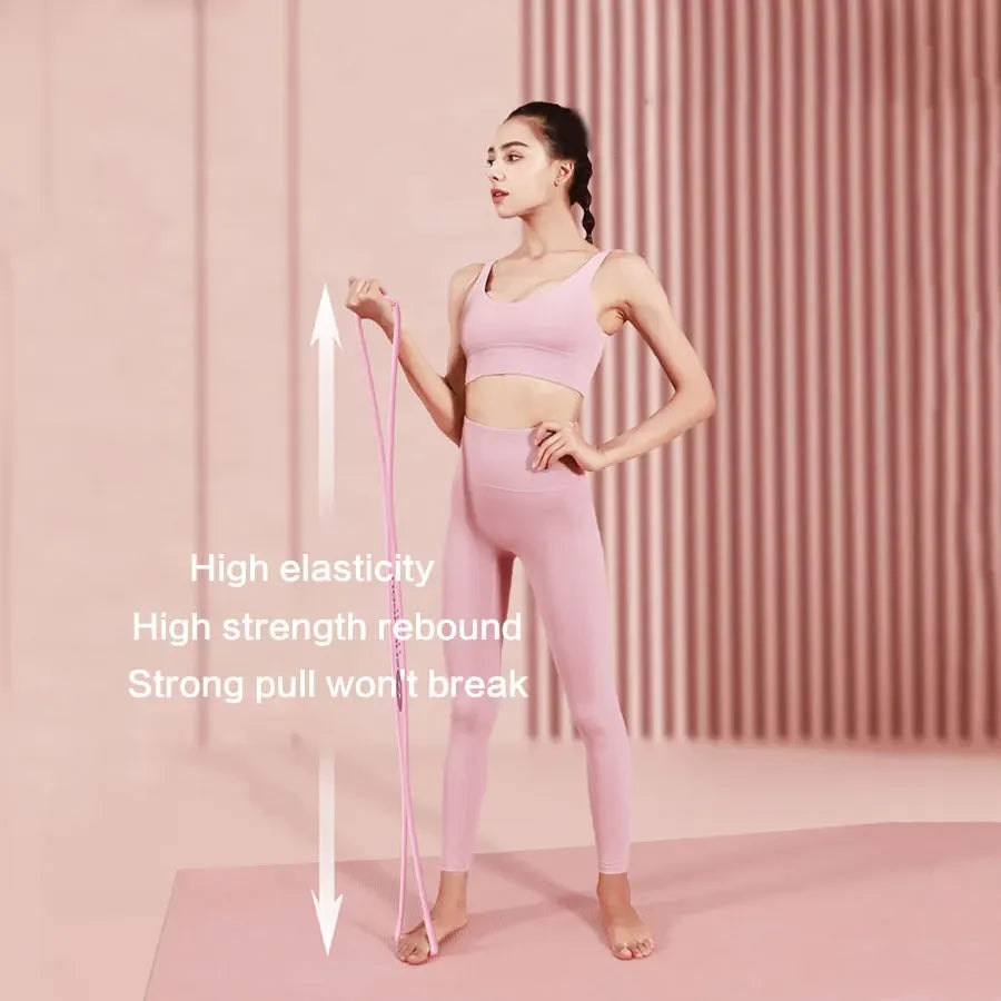 1pcs Resistance Bands Yoga Resistance Band Stretch Fitness Band Pull Rope Chest Arm and Shoulder Stretch Bands Exercise