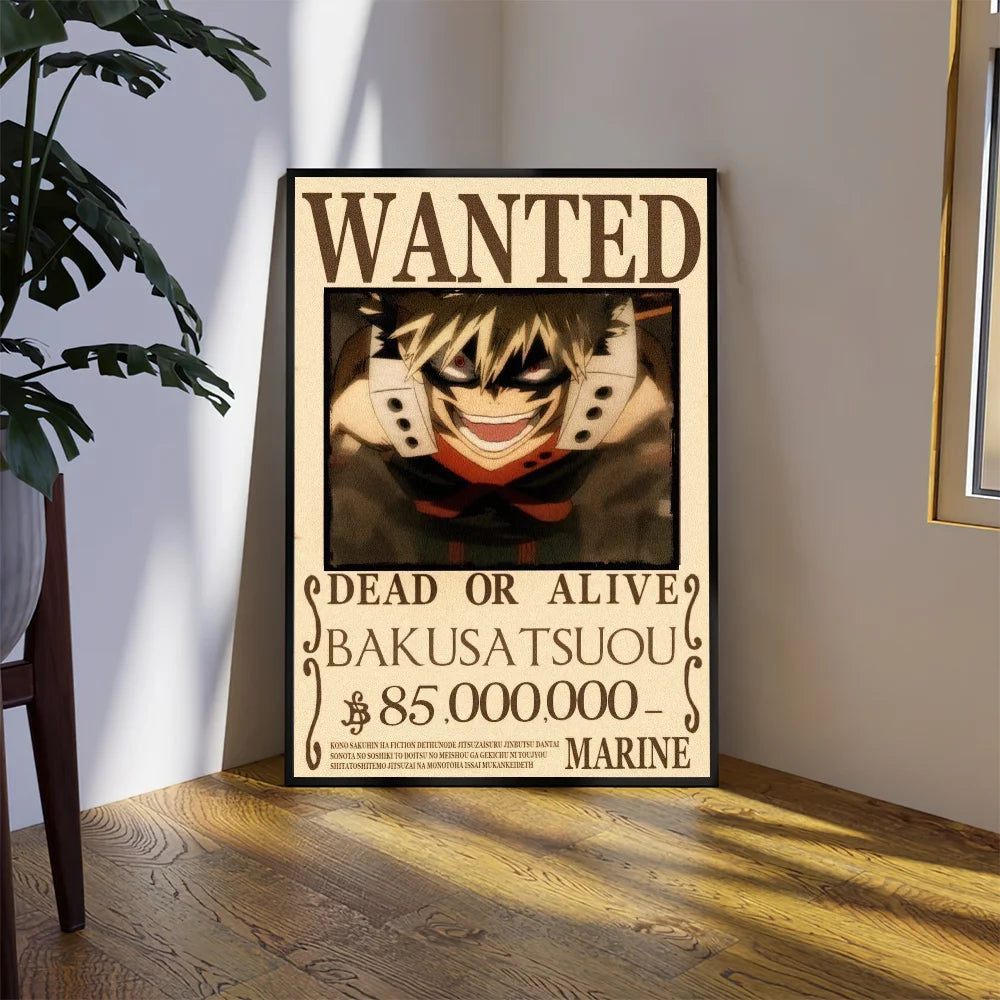 Anime B-Bakugou K-atsuki Poster Prints Wall Sticker Bedroom Living Home Room Office Decoration Painting Self Adhesive