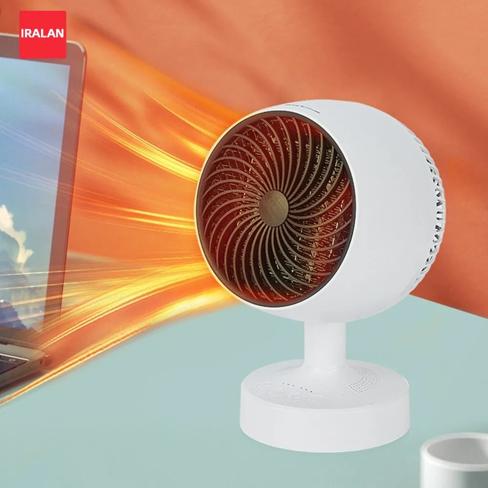 Portable Mini Heaters PTC-Ceramic Household Desktop Space Heater Mute Faster Heating Warm Air Heaters 900W Home Office