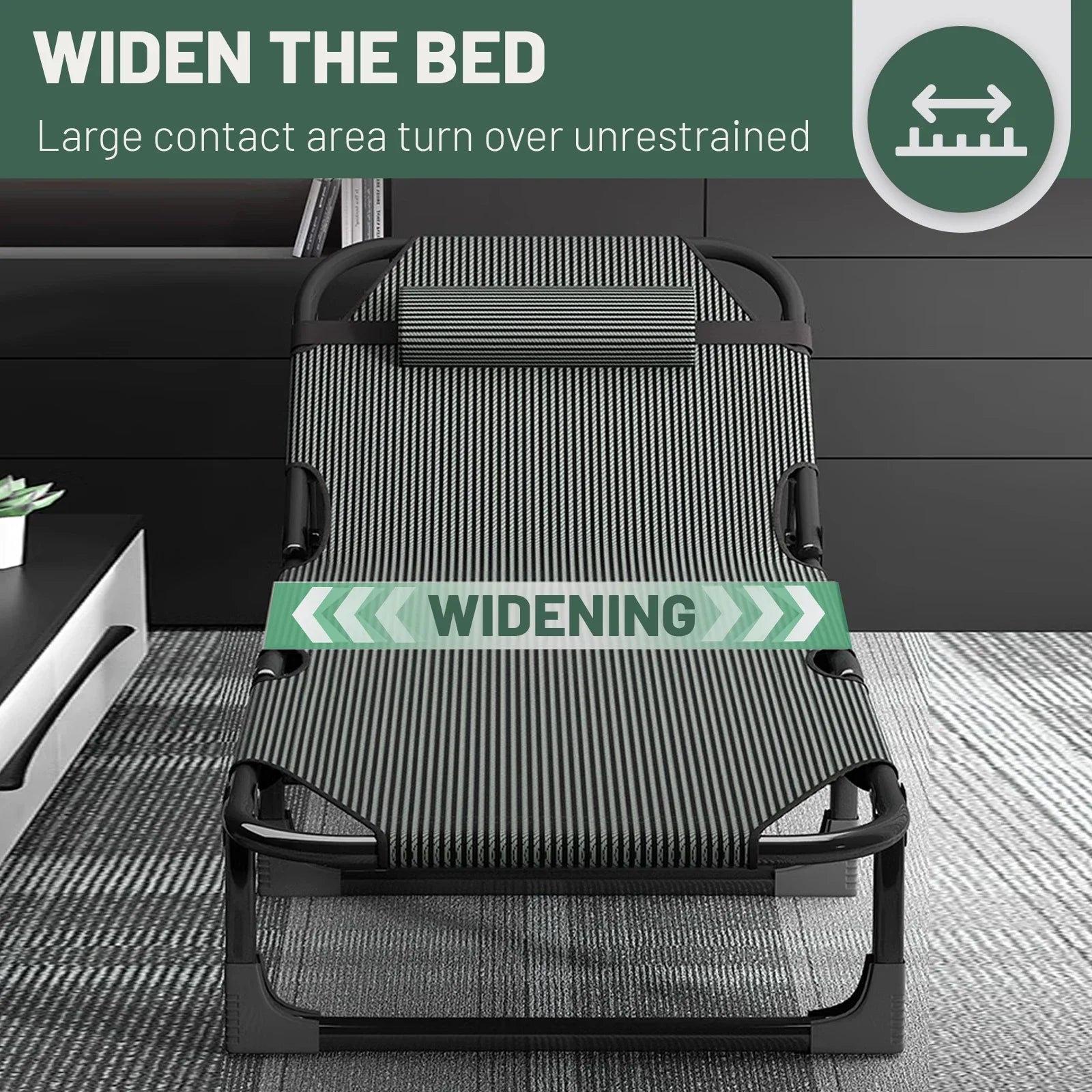 SNOZEFLEX Limited Time Flash Sale Portable Camping Bed Lightweight Foldable Bed For Adults Outdoor Daybed Outdoor