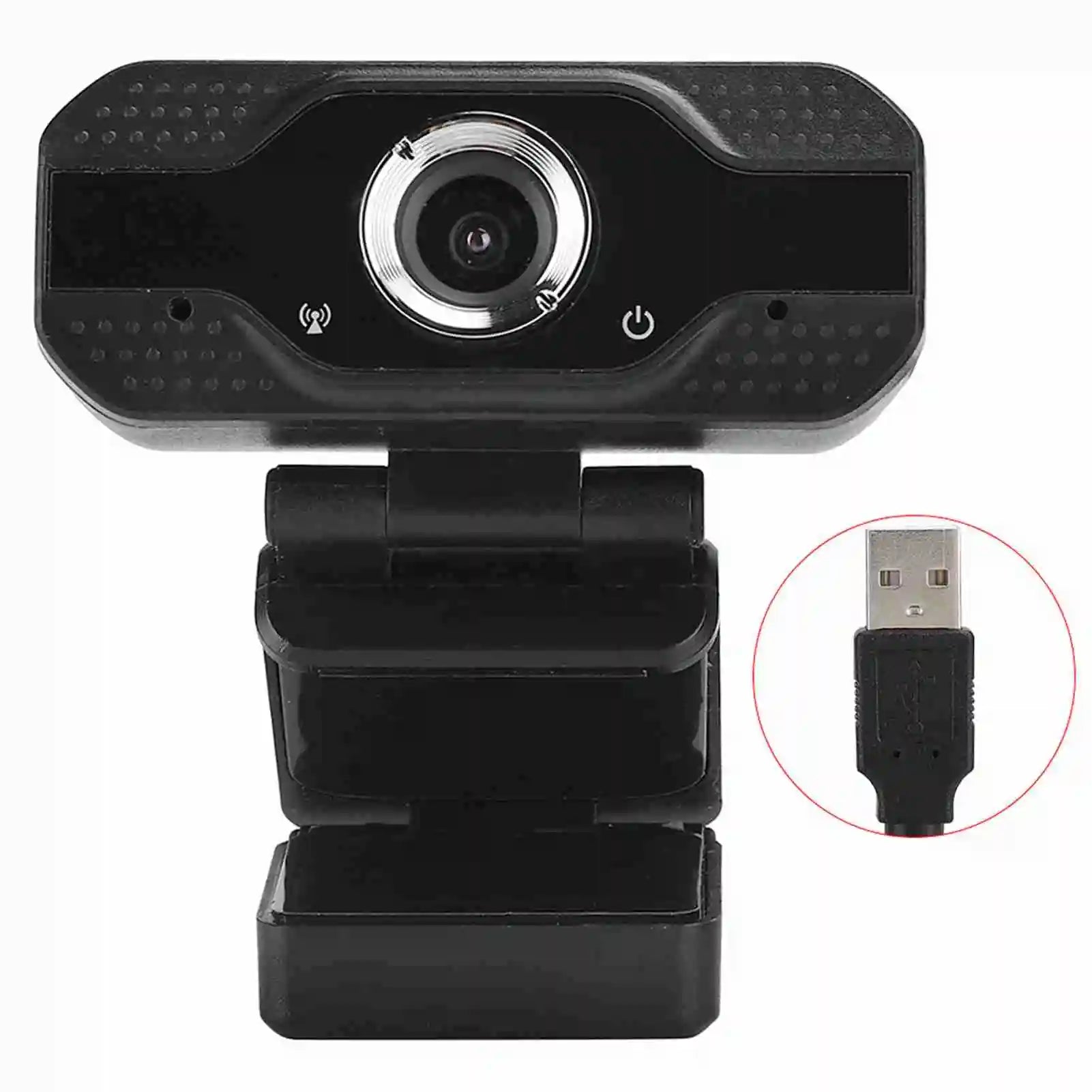 Clearance Deal 1080P Desktop Computer Drive Free Camera USB Online Class Webcam with Microphone Plug and Play for PC