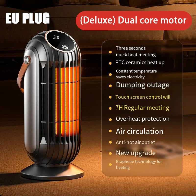 Xiaomi New 2000W Intelligent Desktop Space Heater Powerful PTC Ceramic Fast Heating 4 Heat Settings For Home Office