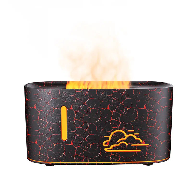 Colorful Flames Air Humidifier Essential Oils Humidifiers Flame Aroma Humidifier Fragrance Diffuser Home Aromatherapy