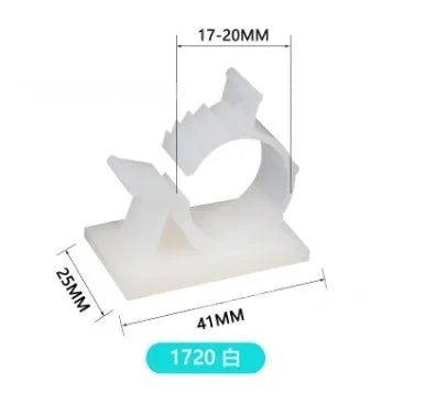 5PCS Adjustable Cable Organizer Clips Self-Adhesive Wire Management Holder Car PC TV Charging Wire Winder Desktop Line