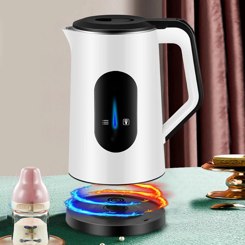 2.2L Electric Kettle Temperature Control Thermos Bottle Auto-Shutoff Thermal Water Kettle 1500W Fast Boil Multifunction