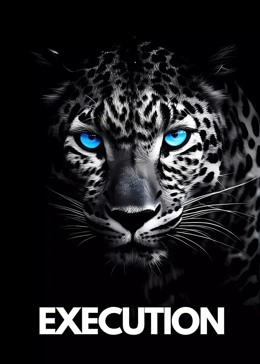 Animal Motivational Wall Art Lion Wolf Leopard Canvas Painting Entrepreneur Quotes Prints Posters Home Office Decor