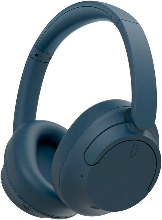 WH-CH720N Wireless Bluetooth Headphones Noise Canceling 35H Battery Quick Charge Built-in Mic - United States / Blue