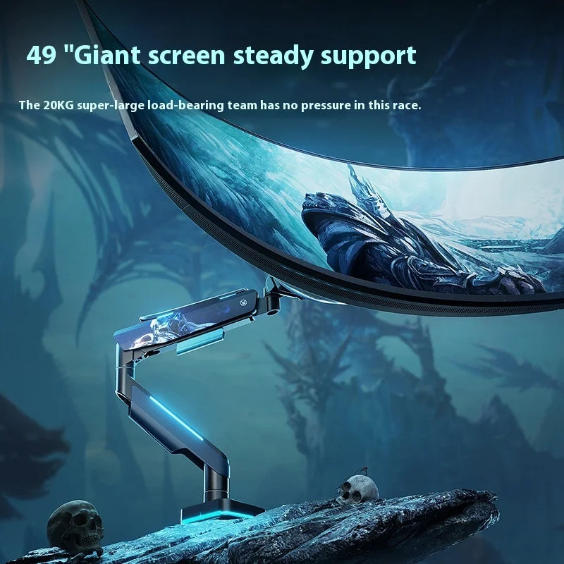 HumaneX T18-BX Monitor Stand Cantilever 20kg Compatible With A 49 Inch Screen Computer Robotic Arm Rgb Custom Monitor
