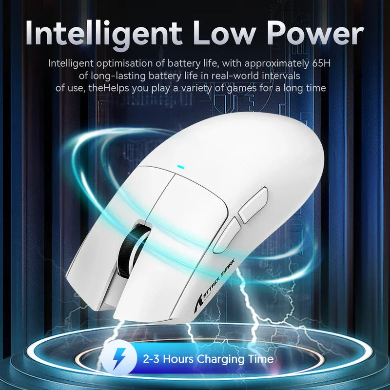 ATTACK SHARK X11 Gaming Mouse Magnetic Charging Dock PixArt PAW3311 Gaming Sensor 22000 DPI BT/2.4G Wireless/Wired