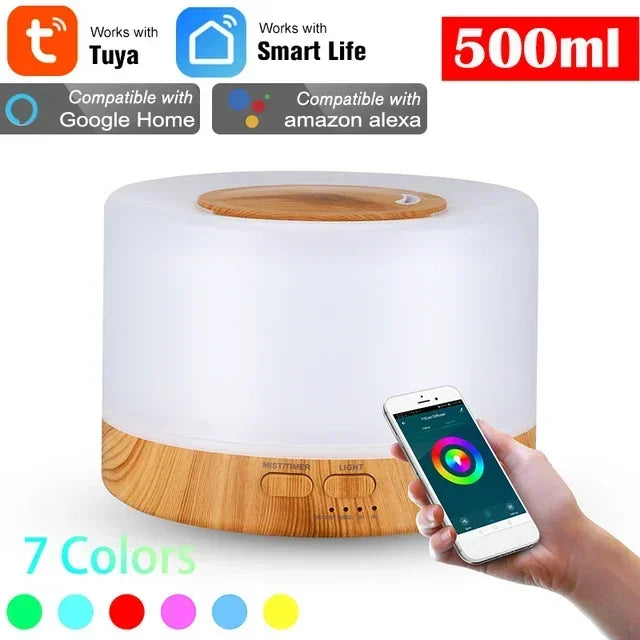 Electric Smell Distributor Humidifier Essential Oil Air Car Ionizer Bedroom Umidificator Environments Aroma Diffuser