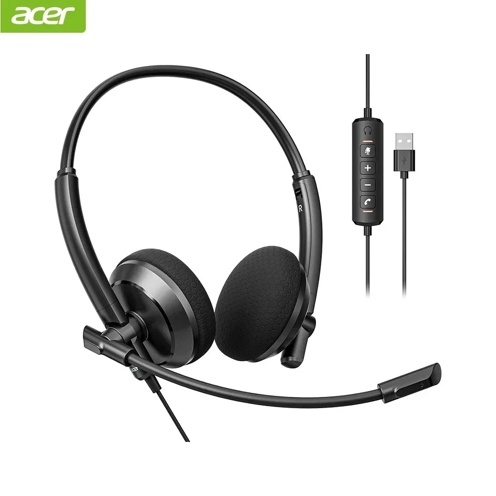 acer-hw03-usb-headset-with-mic-for-pc-wired-headset-with-mic-for-office-remote-work-call-center-comfortable-design-for-long-wear