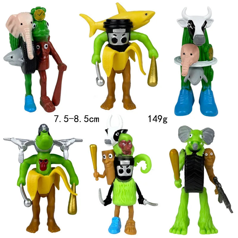 Italian Brainrot AI Animals Tung Tung Tung Sahur Figure Tralalelo Tralala Figurine Doll Toy Desk Decoration Model